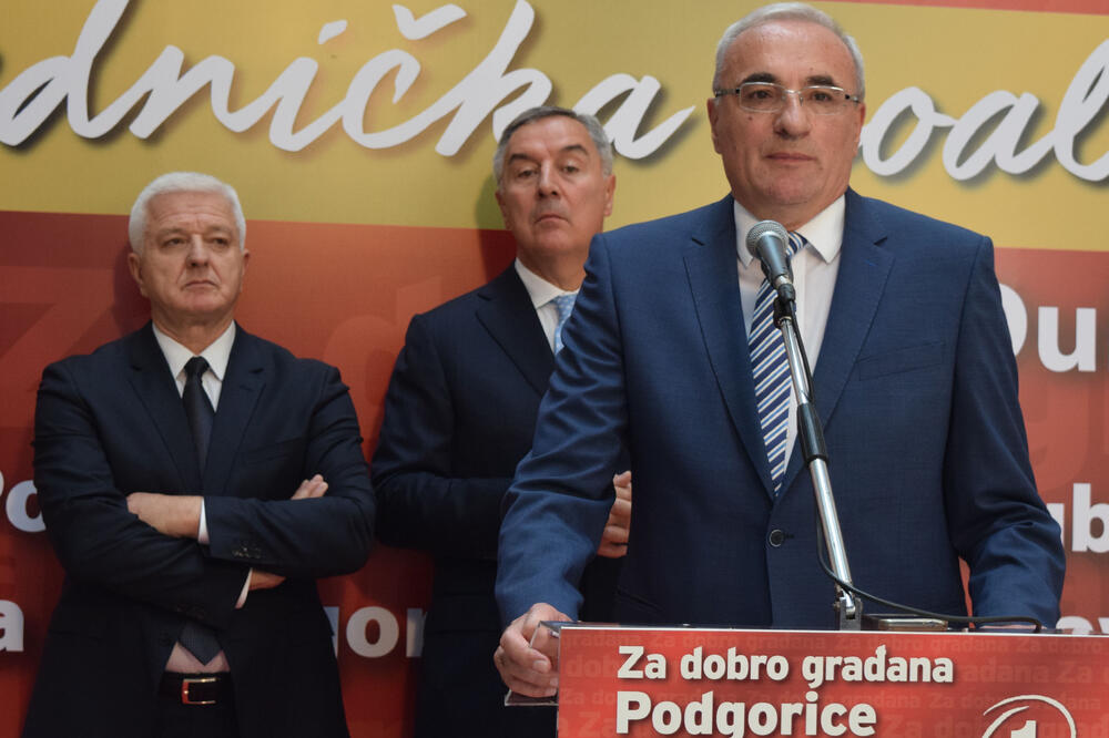 Marković, Đukanović i Milošević, Foto: Luka Zeković