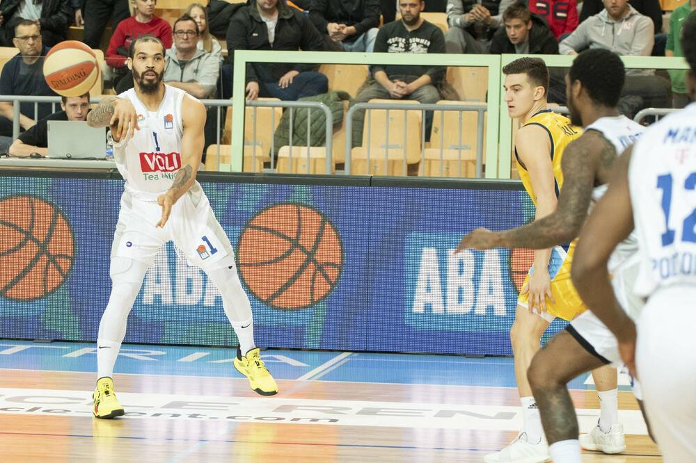 Džastin Kobs na večerašnjoj utakmici, Foto: Primorska/Jozo Mikeli