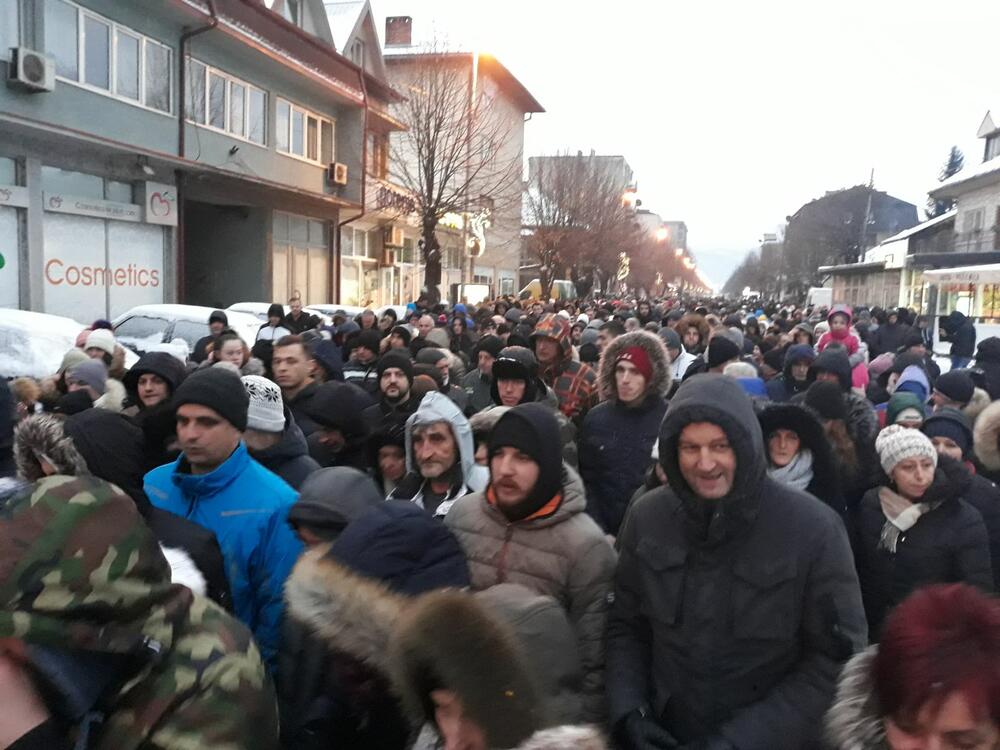 Sa litije u Beranama