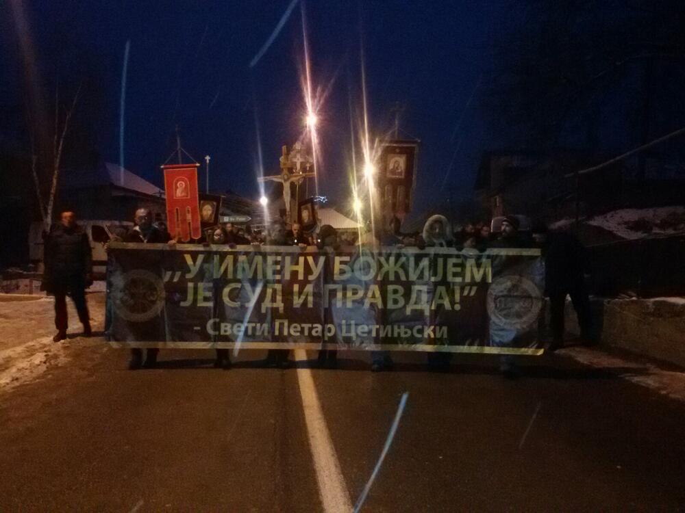 Sa litije u Bijelom Polju