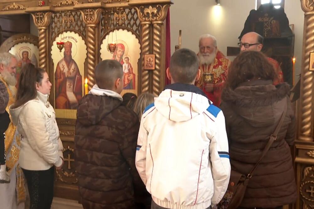 Sa liturgije na Cetinju, Foto: Screenshot