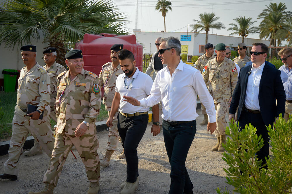Stoltenberg prilikom posjete Iraku, Foto: NATO