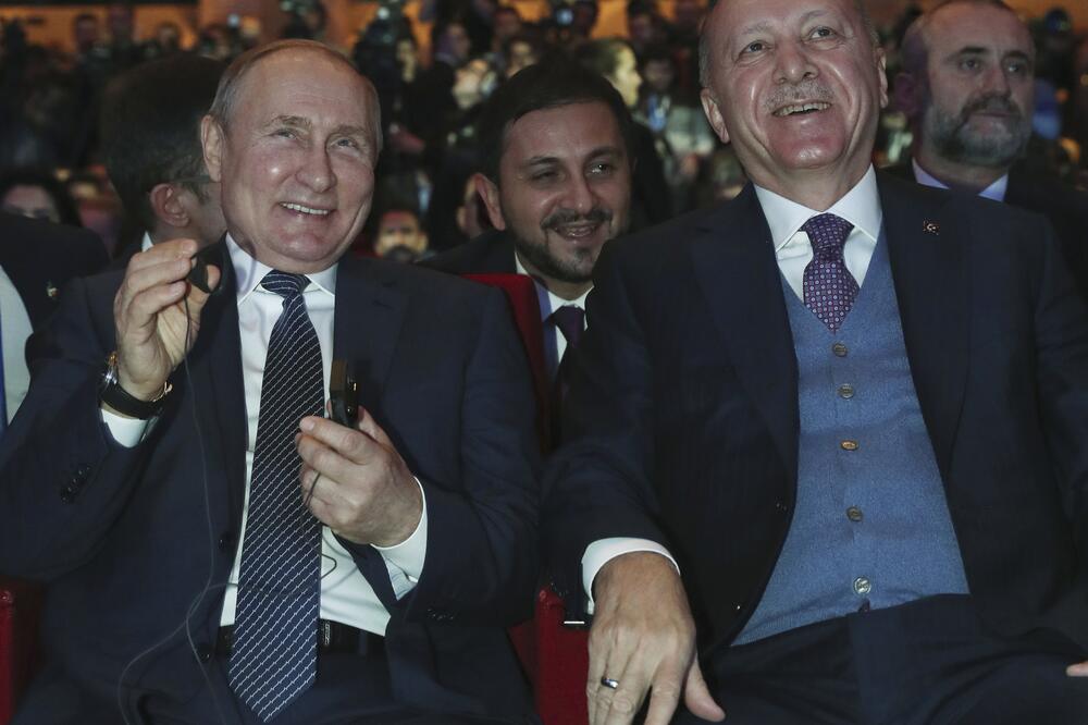 Vladimir Putin i Redžep Tajip Erdogan, Foto: AP