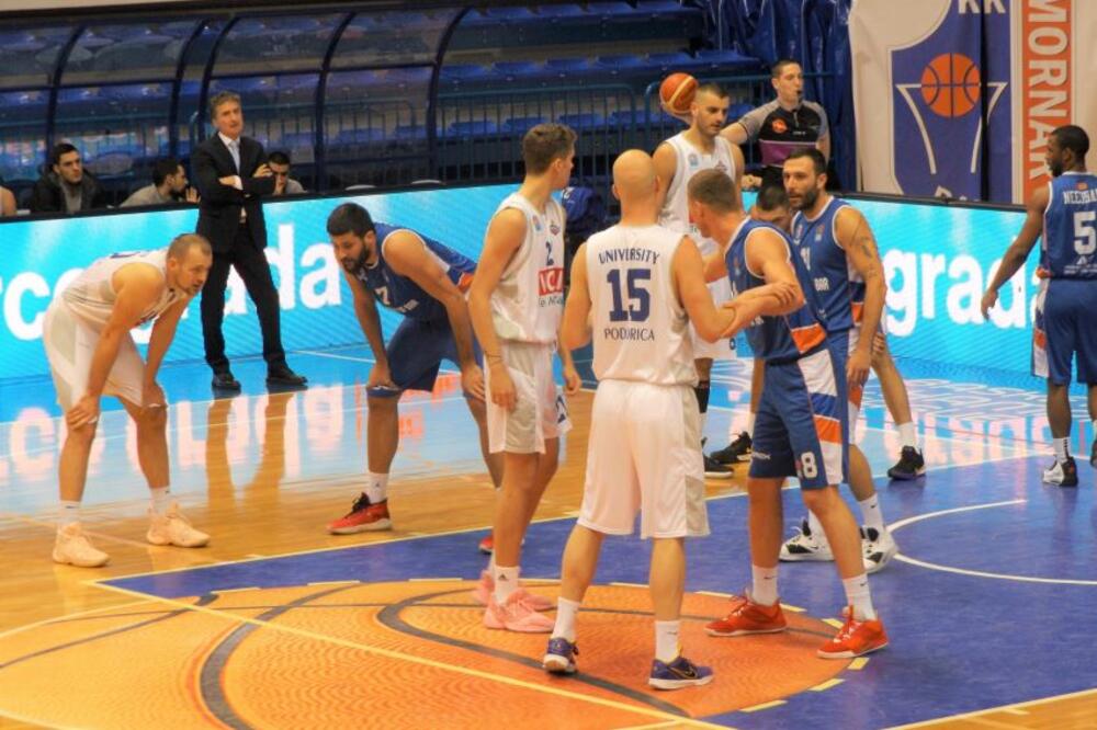 Sa večerašnjeg meča Mornar - Studentski centar, Foto: KK Mornar