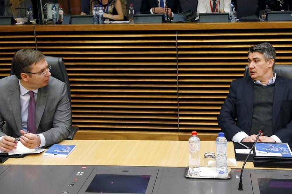 Vučić i Milanović, Foto: Reuters