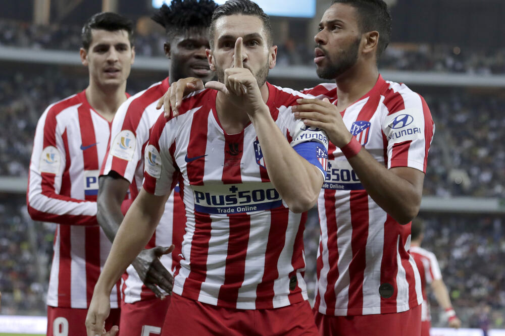 Slavlje fudbalera Atletika, Foto: AP