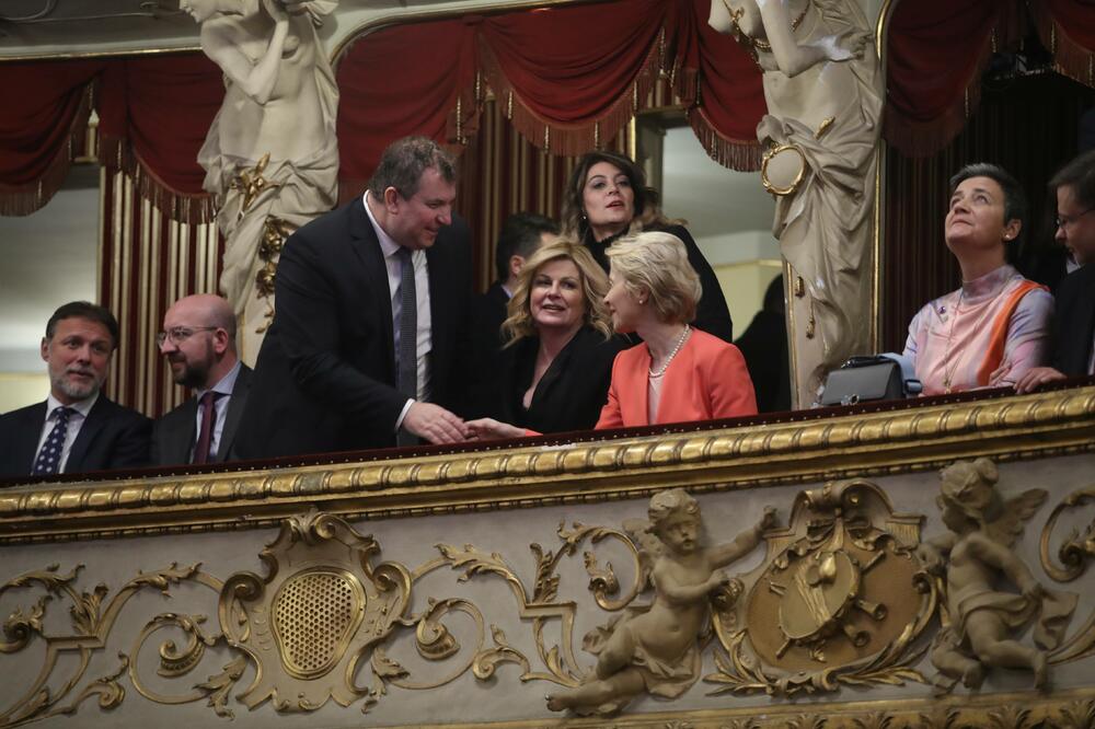 Početak predsjedavanja je obilježen svečanim koncertom u Hrvatskom narodnom kazalištu, Foto: BETA