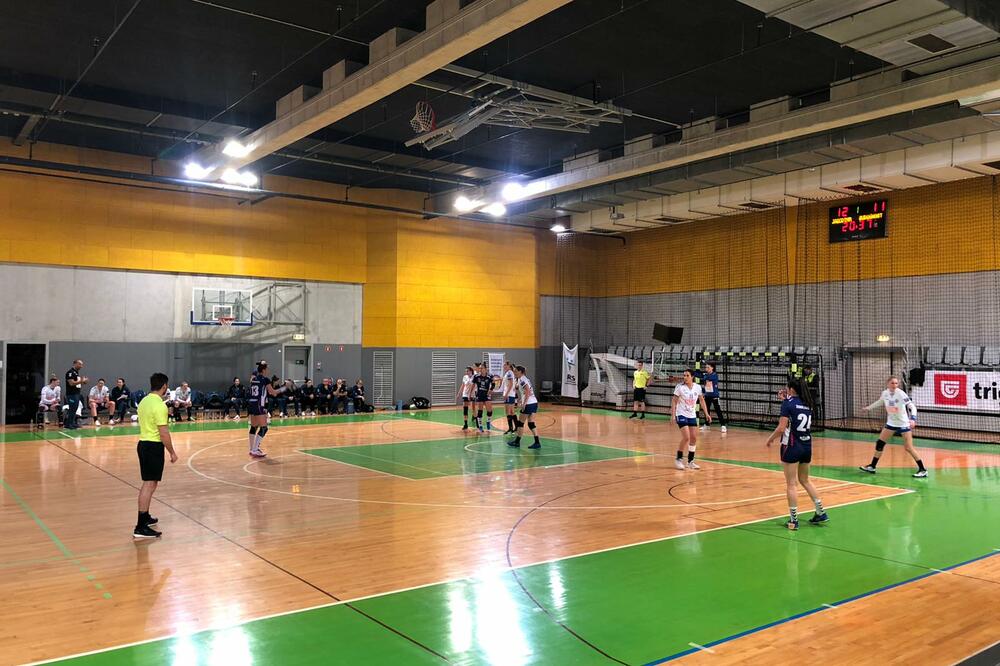 Sa meča Budućnost - Jagodina u Ljubljani, Foto: ŽRK Budućnost