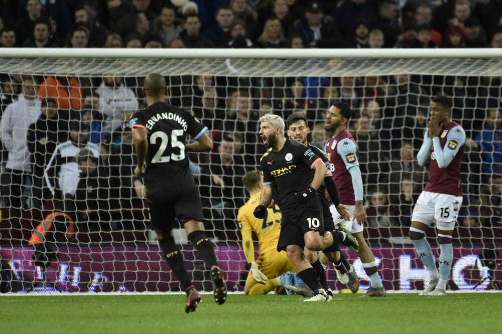 Aguero slavi prvi gol u Birmingemu, Foto: Beta/AP