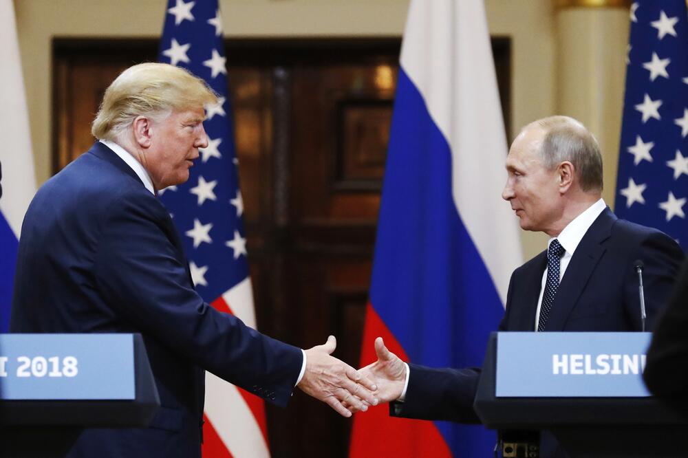 Tramp i Putin, Foto: BETA/AP