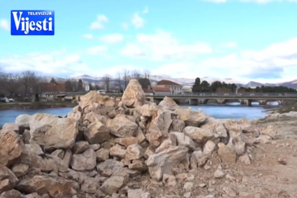 Nasip uz korito Zete, Foto: TV Vijesti