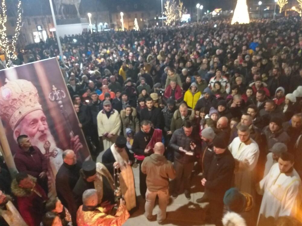 Sa litije u Nikšiću