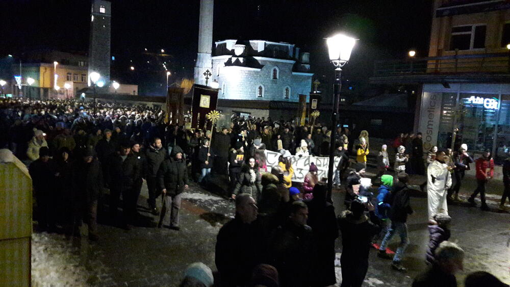 Sa litije u Pljevljima