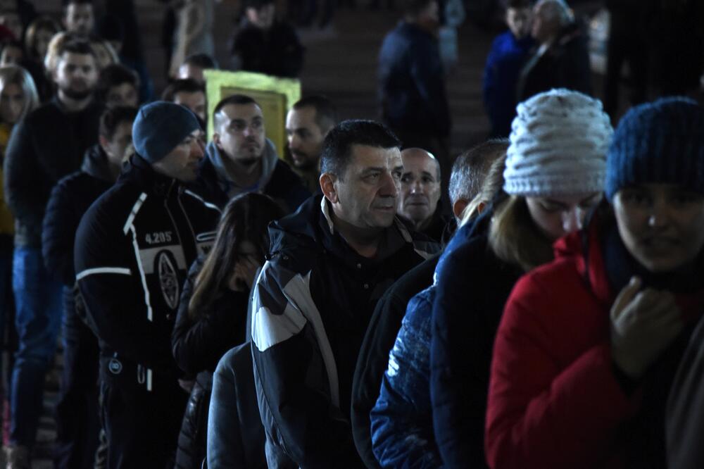 Sa litije u Podgorici, Foto: Luka Zeković, Luka Zeković