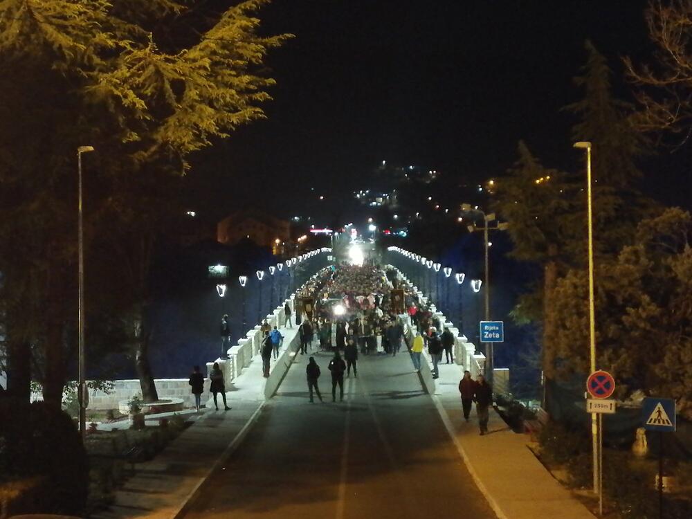 Sa litije u Danilovgradu