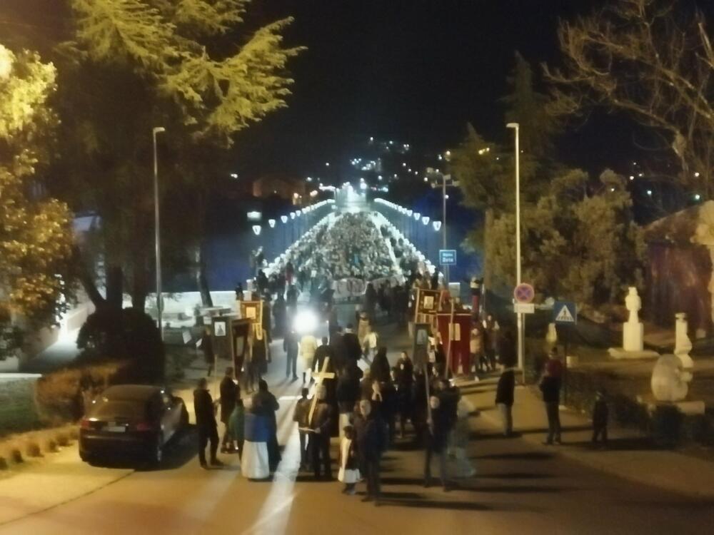 Sa litije u Danilovgradu