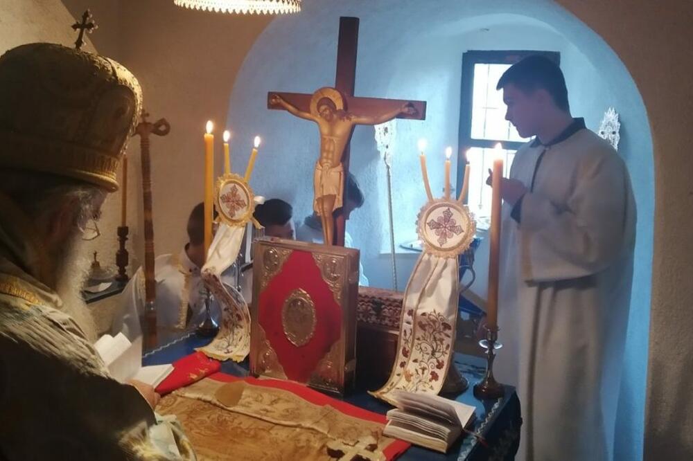 Amfilohije danas u manastiru, Foto: Mitropolija.com