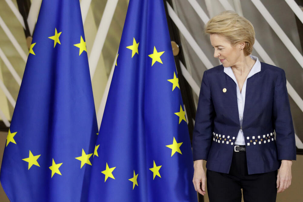 Dobrosusjedski odnosi dio su kriterijuma EU: Ursula von der Lejen, Foto: AP