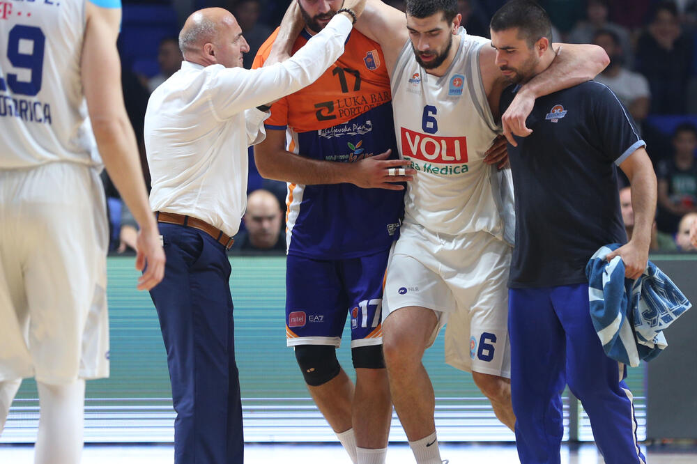 Filip Barović nakon povrede, Foto: Filip Roganović