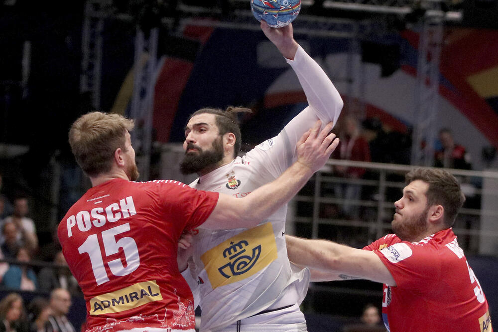 Makeda na meču sa Austrijom, Foto: AP