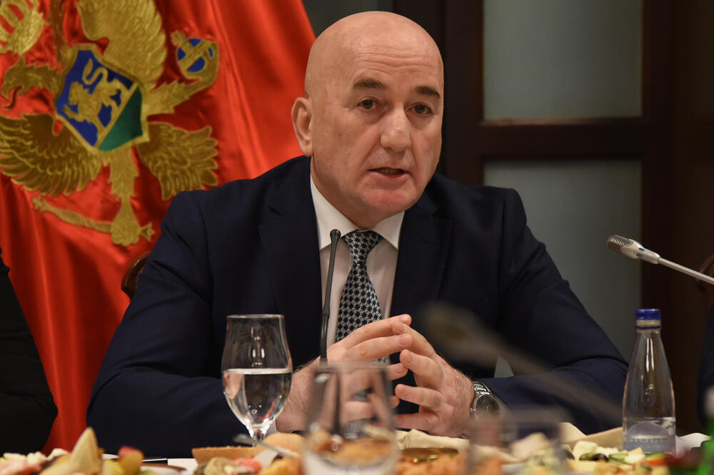 Nurković na današnjem radnom doručku sa novinarima, Foto: Luka Zeković