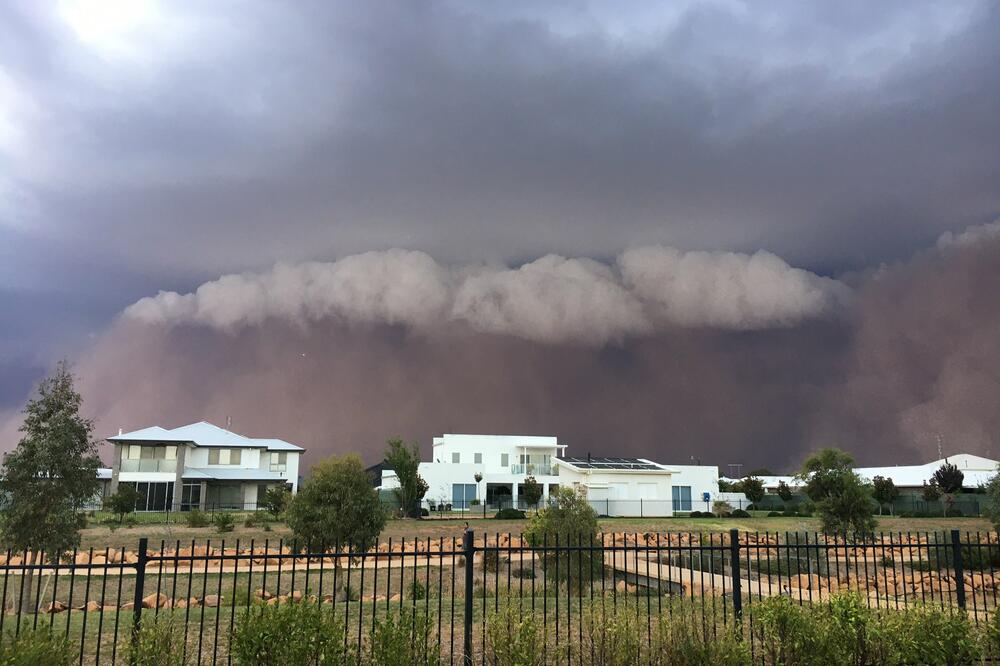 Pješčana oluja u Australiji, Foto: Twitter