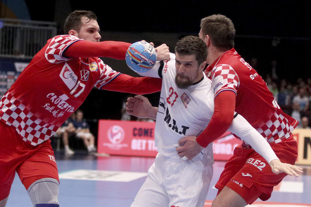 Sa utakmice Hrvatska - Češka, Foto: AP