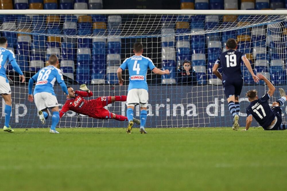 Imobile promašuje penal u Napulju, Foto: Twitter