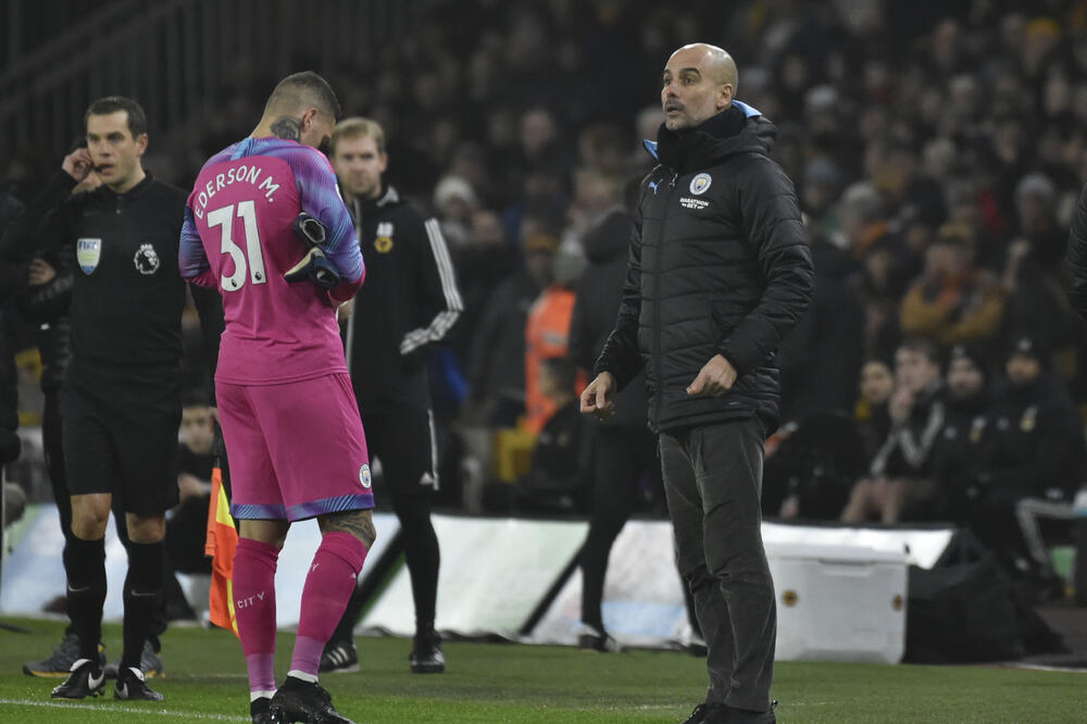Ederson i Pep, Foto: Rui Vieira