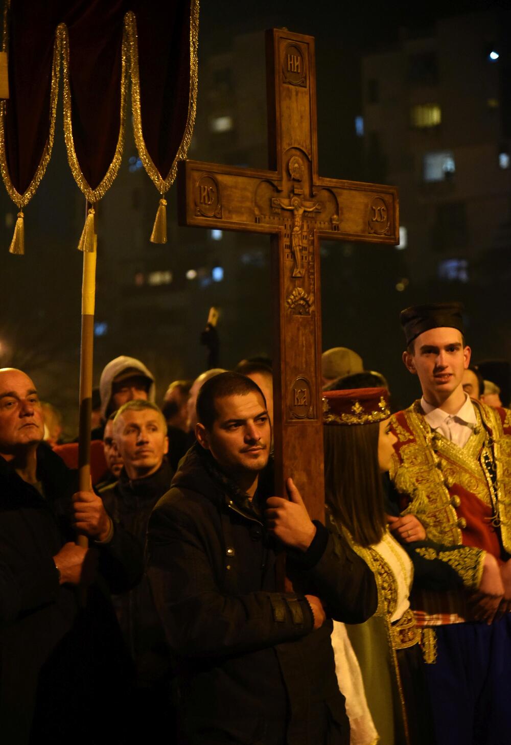 Sa litije u Podgorice