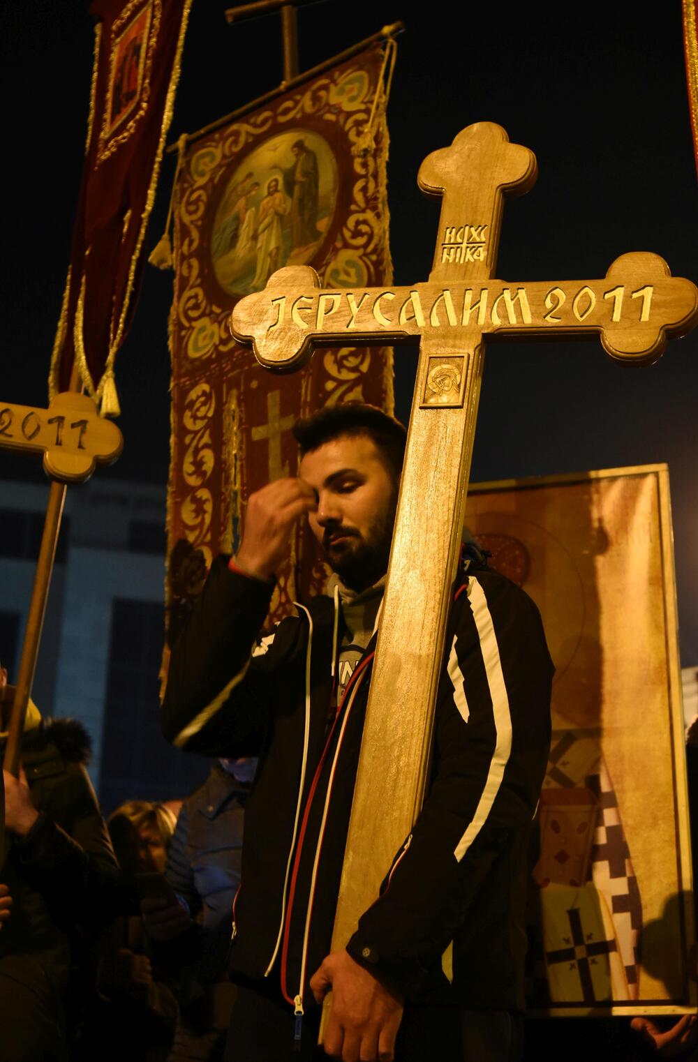 Sa litije u Podgorice