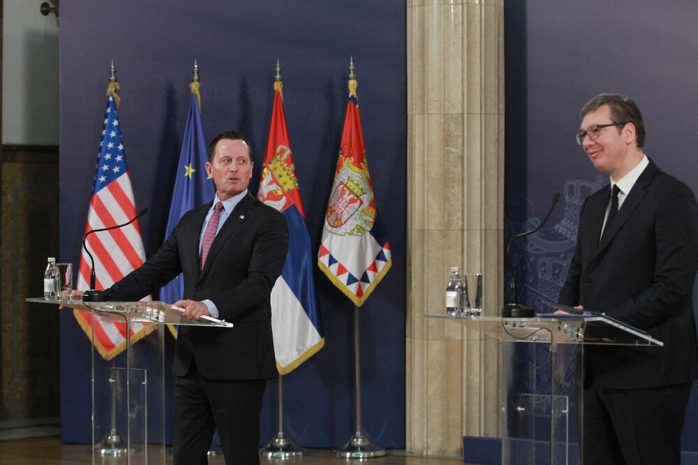 Grenel i Vučić, Foto: BETAPHOTO