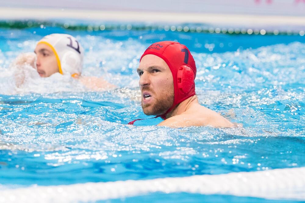 Golman Mađarske Viktor Nađ, Foto: Waterpolo.hu