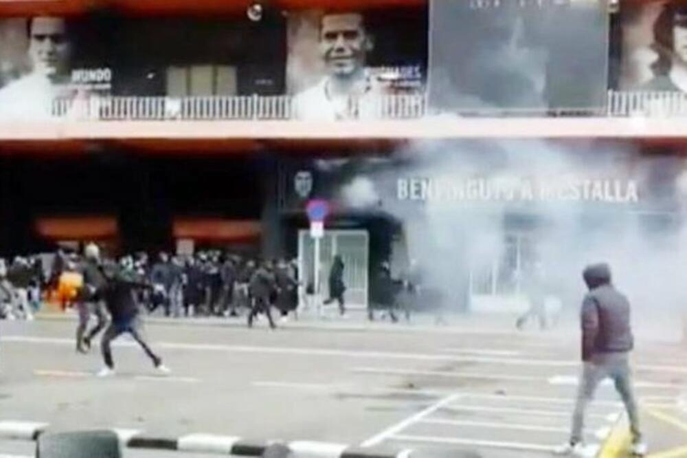 Tuča ispred Mestalje