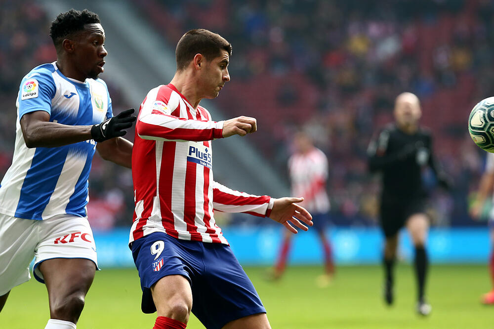 Morata na meču sa Leganjesom