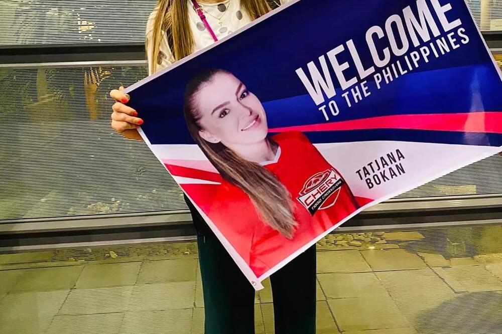 Tanja Bokan po dolasku na Filipine