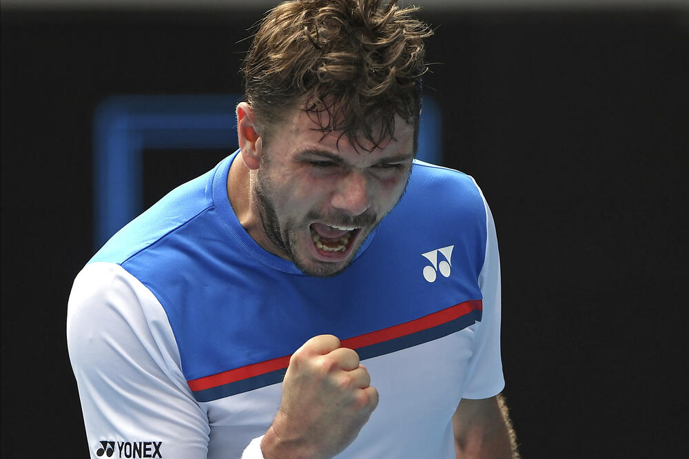 Vavrinka na današnjem meču, Foto: Beta/AP