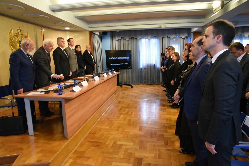 Sa konferencije povodom obilježavanja Međunarodnog dana sjećanja na žrtve Holokausta, Foto: Savo Prelević