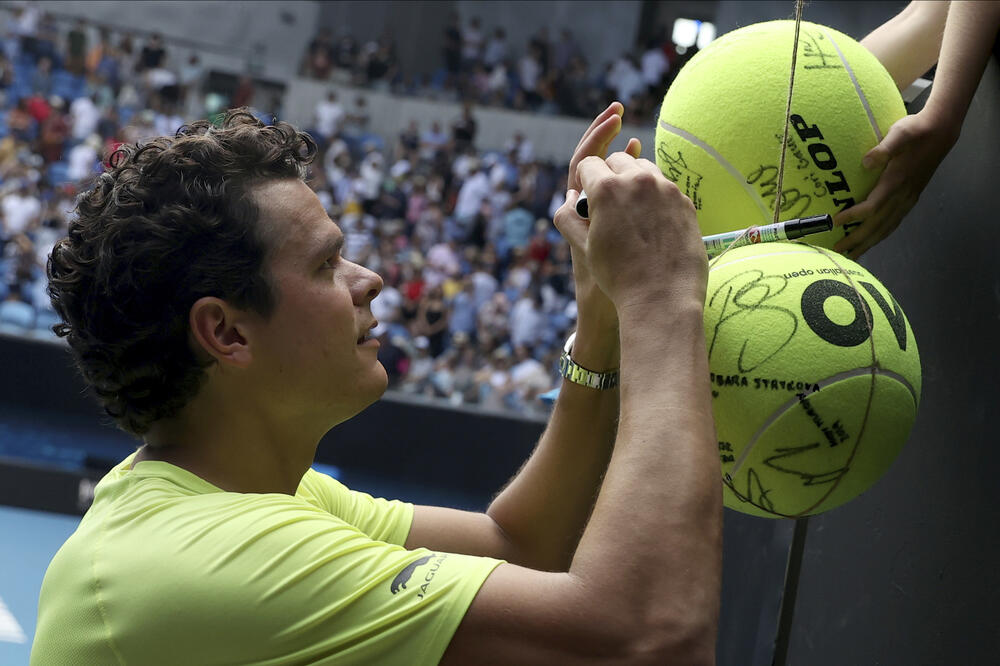 Miloš Raonić, Foto: AP
