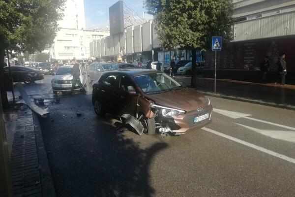 Udes u centru Podgorice, bez povrijeđenih