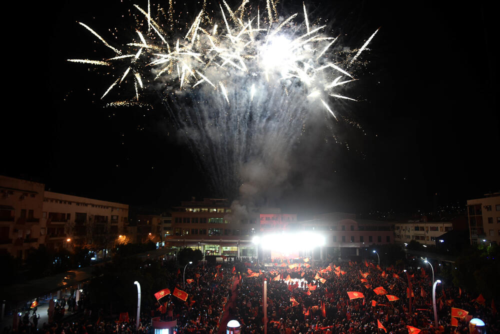 Doček na Trgu nezavisnosti