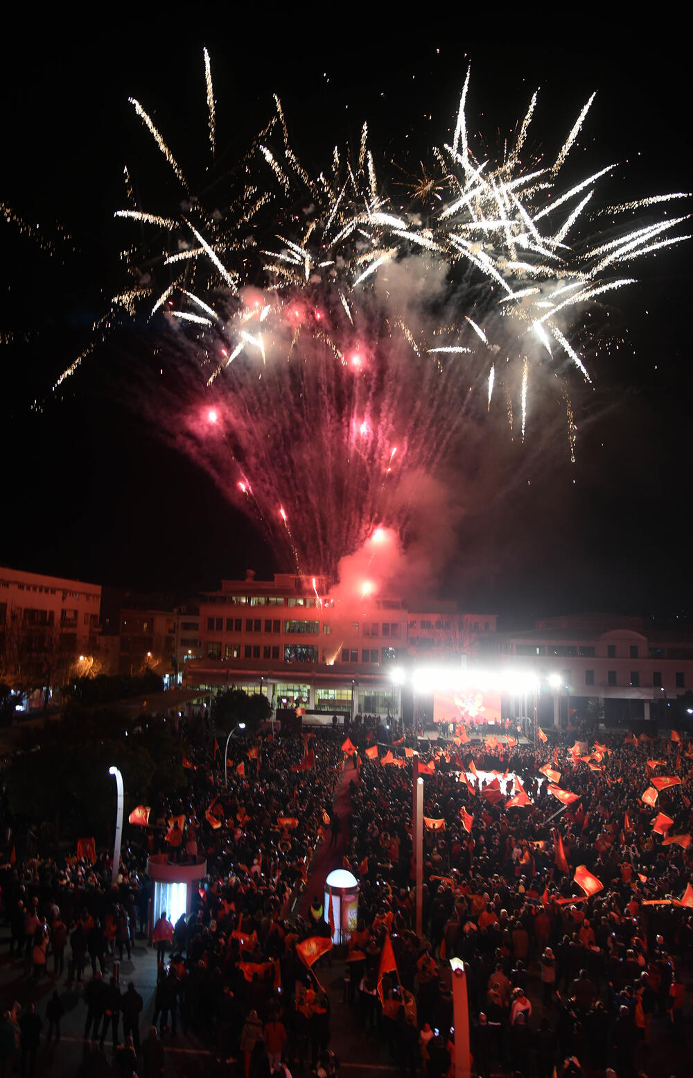 Doček na Trgu nezavisnosti