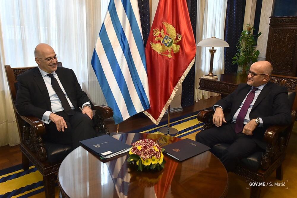 Darmanović i Dendias, Foto: Vlada Crne Gore