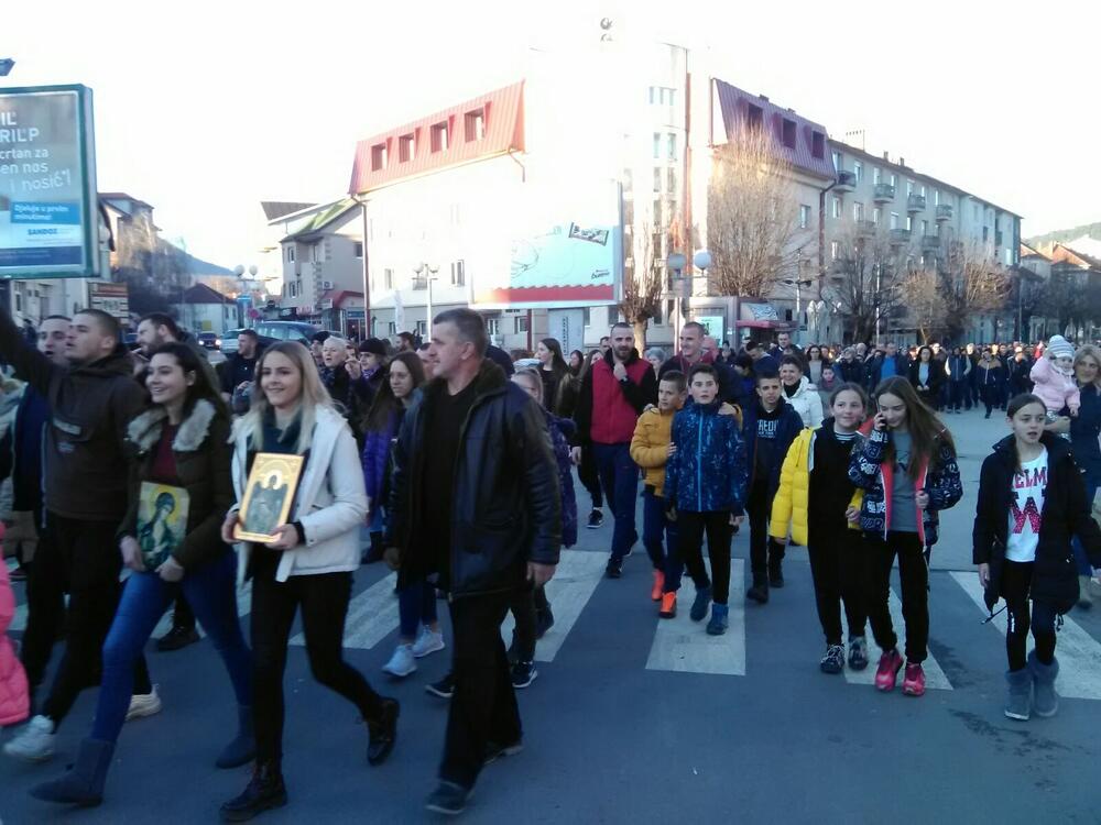 Sa litije u Beranama