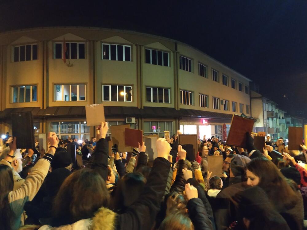 Sa litije u Pljevljima