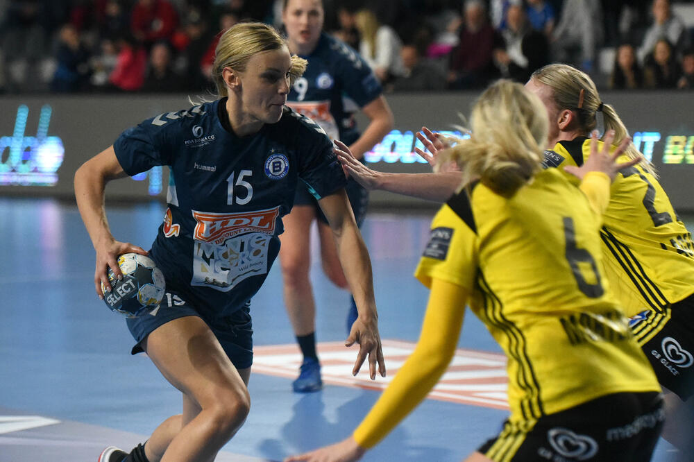 Barbara Lazović na utakmici sa Savehofom, Foto: Boris Pejović