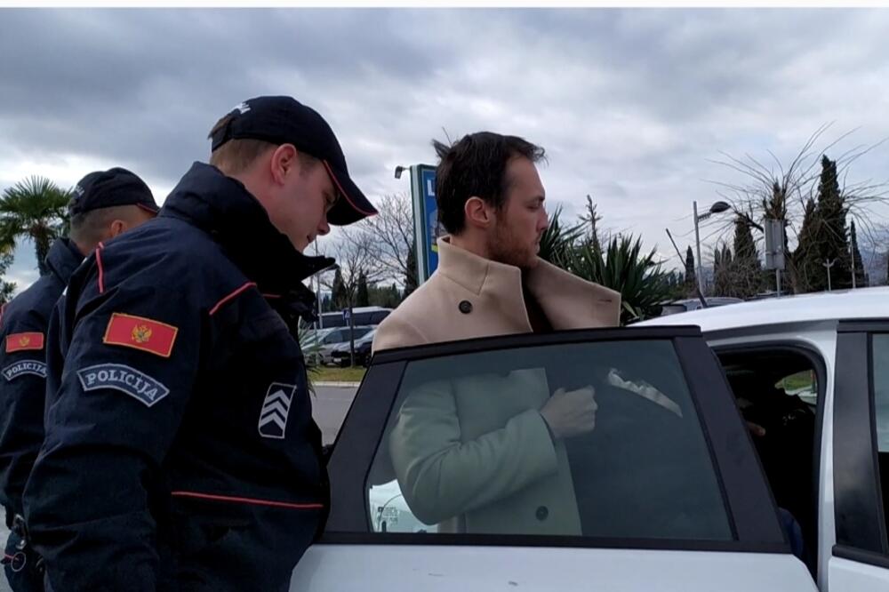 Hapšenje Marka Milačića, Foto: Prava Crna Gora