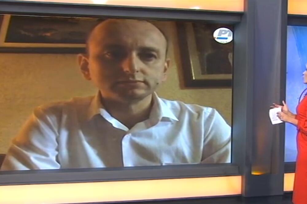 Knežević u gostovanju na RTS-u, Foto: Screenshot/RTS