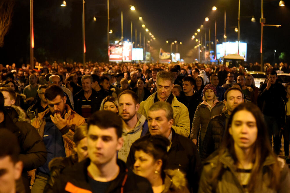 Podgorica, litija, Foto: Boris Pejović