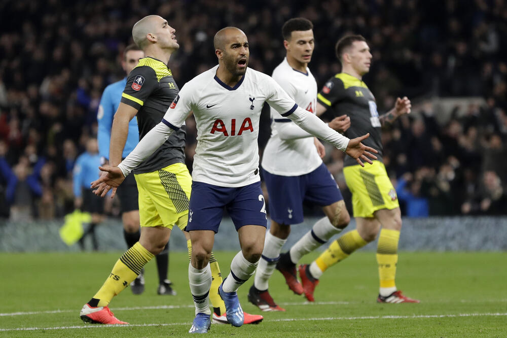Lukas Moura je postigao lijep gol za 2:2, Foto: Kirsty Wigglesworth